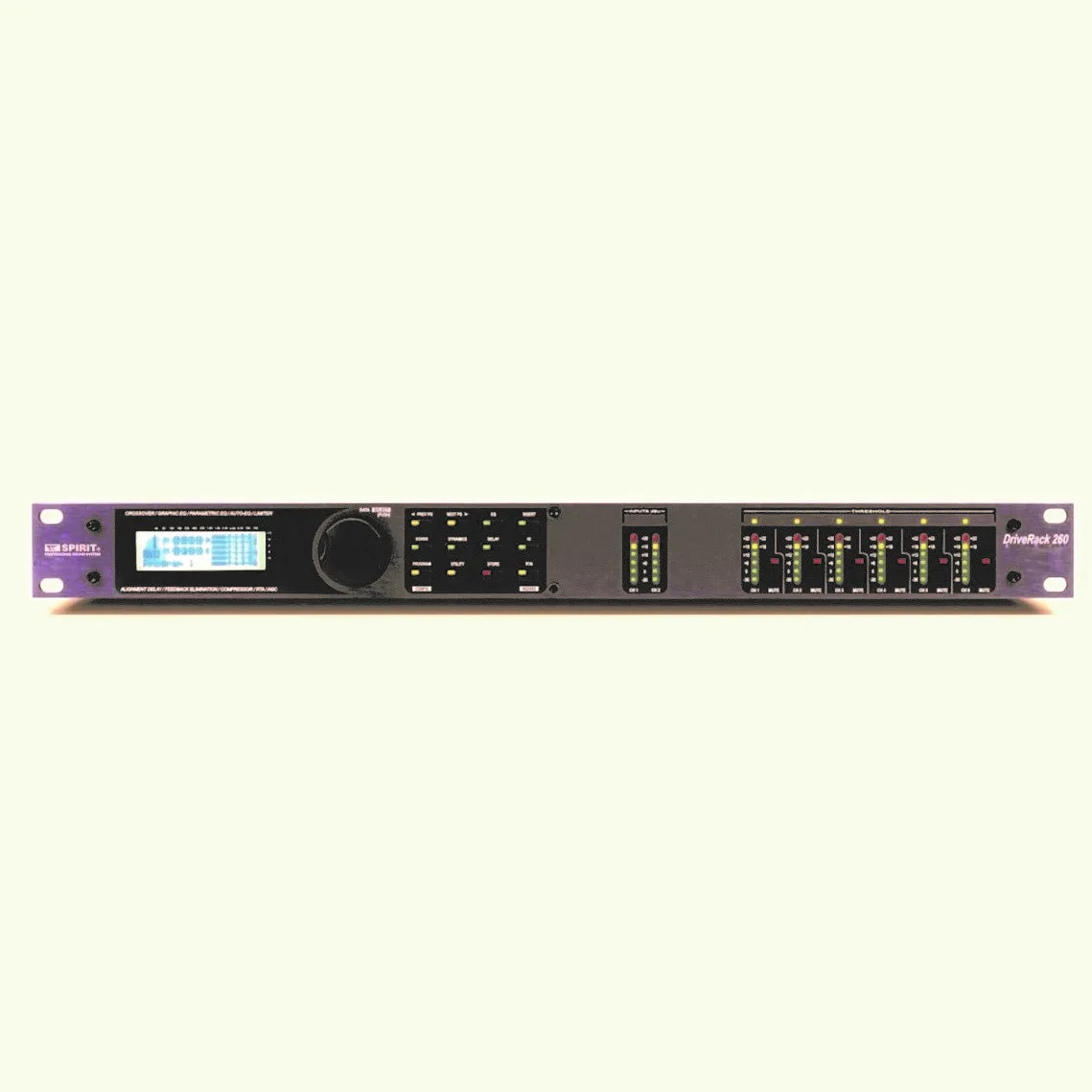 

linkable 28-Band Graphic Equalizer DriveRack SERIES full bandpass full time RTA DriveRack 260 Loudspeaker Management System