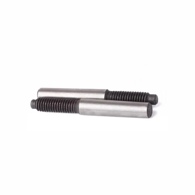 45# Steel Heat Treated Spiral Tail Cone Pin With External Thread 1:50 Taper M4 M5 M6 M8 M10 M12