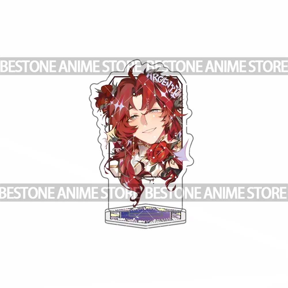 Honkai Star Rail 10cm Exquisite Art Style Characters Acrylic Stand Keychain Game Desktop Decor Fans Collectible Gift