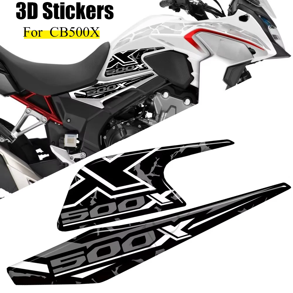 

For Honda CB500X CB 500X Protector Helmet Emblem Trunk Luggage Fairing Fender Tank Pad Stickers Decal Windshield Handguard