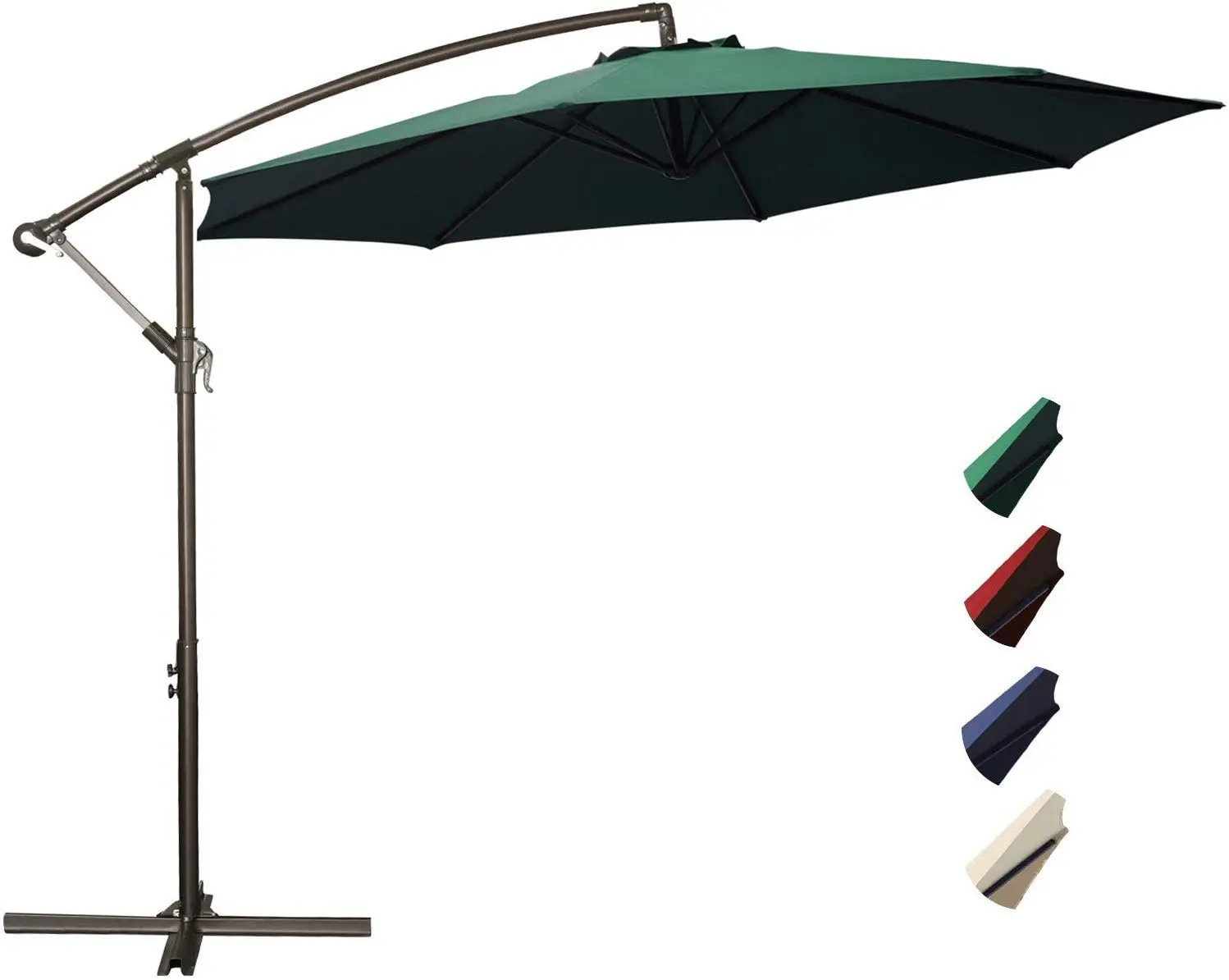 Outdoor Rainproof and Sunshade Umbrella, Patio Umbrella, Terrace, Villa, Garden Sun Umbrella, Beach Roman Banana Umbrella