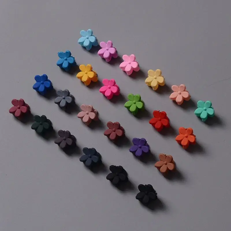 Small Hair Claw Clip for Girls Korean Cute Resin Non Slip Strong Hold Lightweight Baby Hair Accessory Daily Use