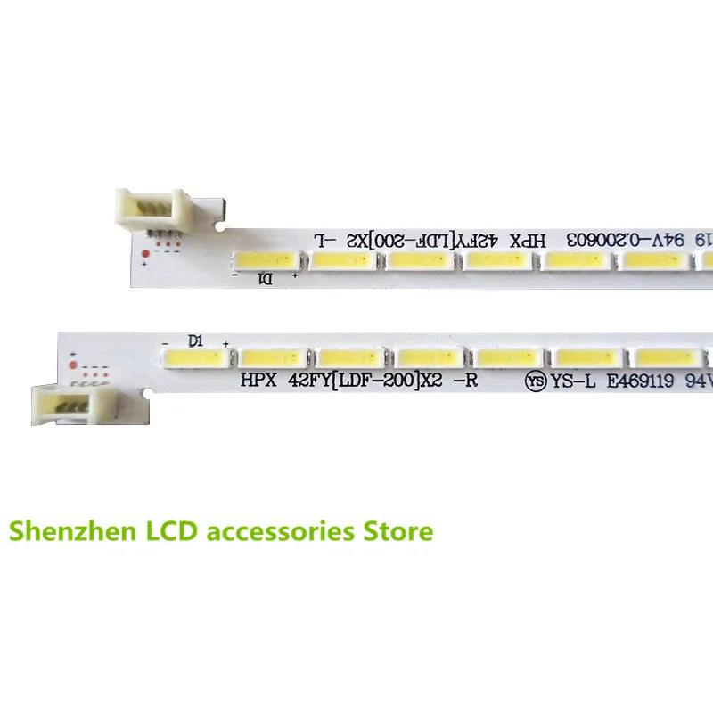Per 42E600F 42E610G 615G LC420EUJ SFK1K2 42 pollici uso alluminio 100% nuova barra di retroilluminazione TV LCD sinistra destra 473MM 60LED