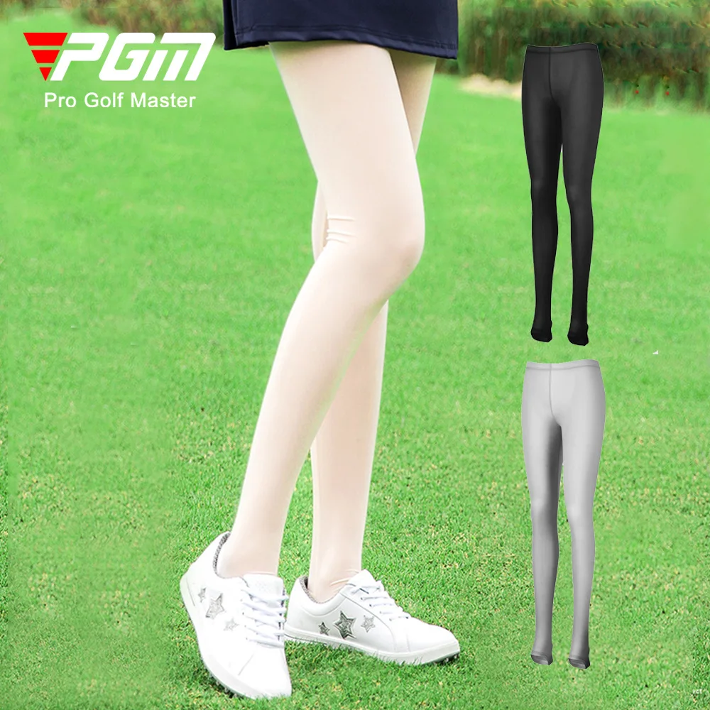 PGM Translucent Elastic Legging Stocking Women Sunscreen Panty-Hose Golf Pants Uv-Proof Light Thin Smooth Long Leg Sock Drop