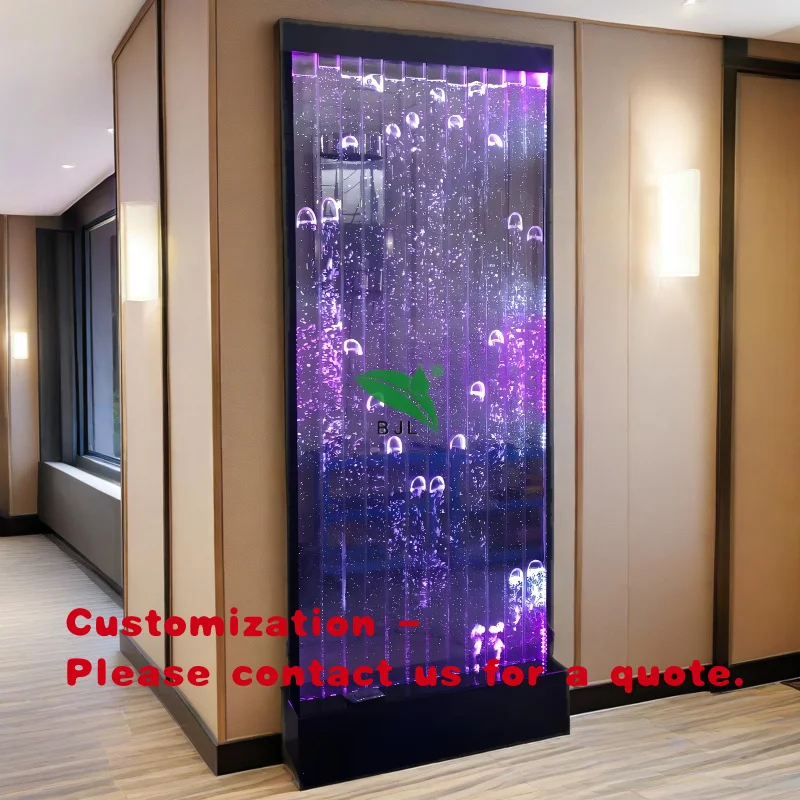custom.Hot Sale bar Furniture Digital Control Multi Color LED Bubble Panel Wall