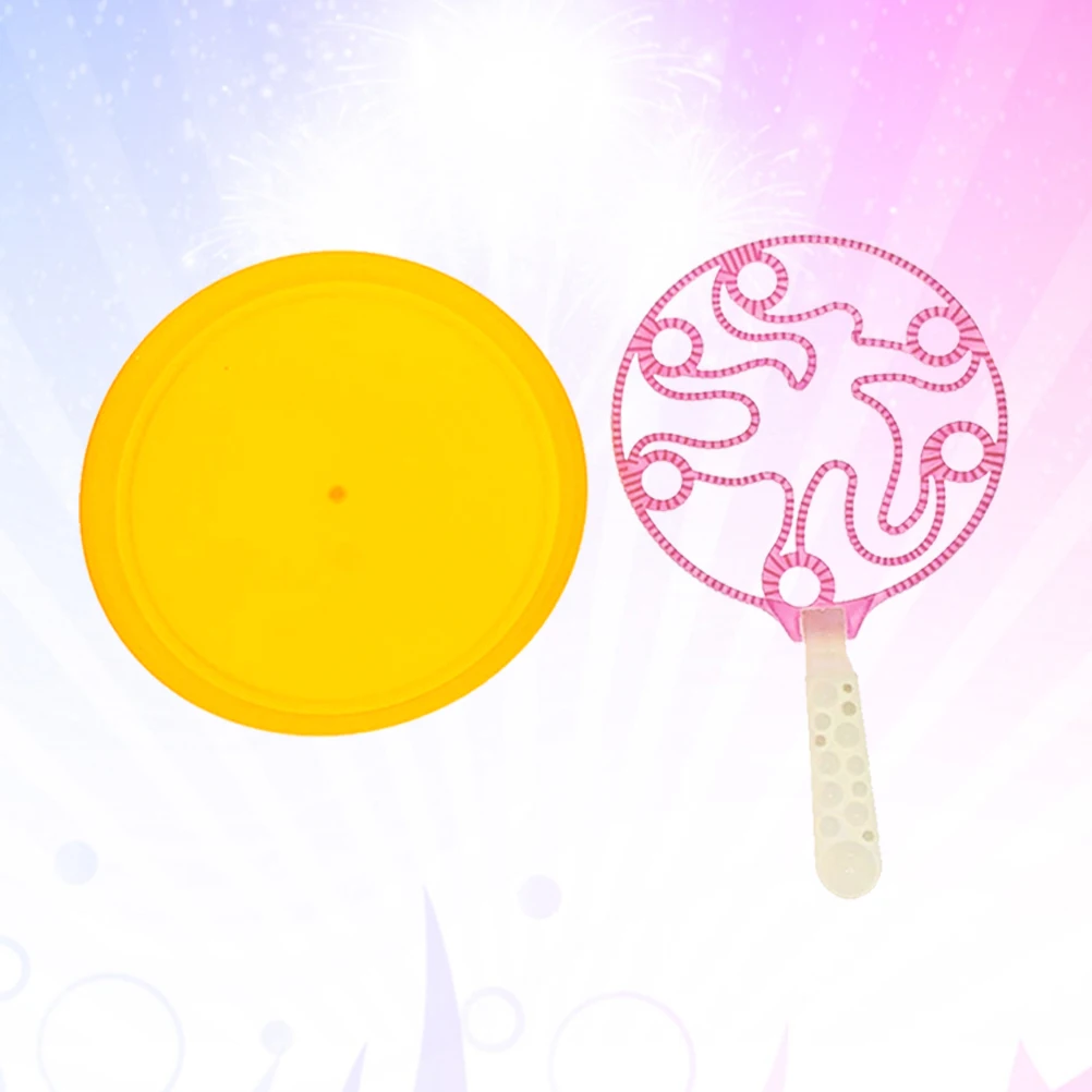 Wand Tool For Kids Large Bubble Set Outdoor Play Giant Bubble Maker Ring Cartoon Octopus Shape Soap Tool