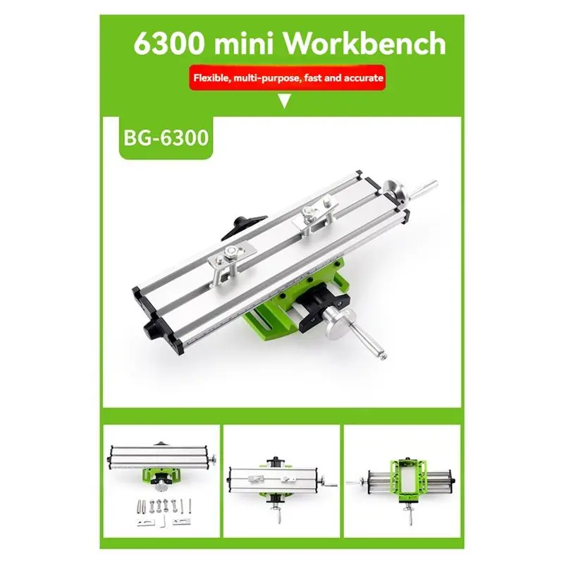 Precision Milling Machine Worktable Vise Fixture Working Table Bench Drill Worktable Bench Drill Electric Drill Support