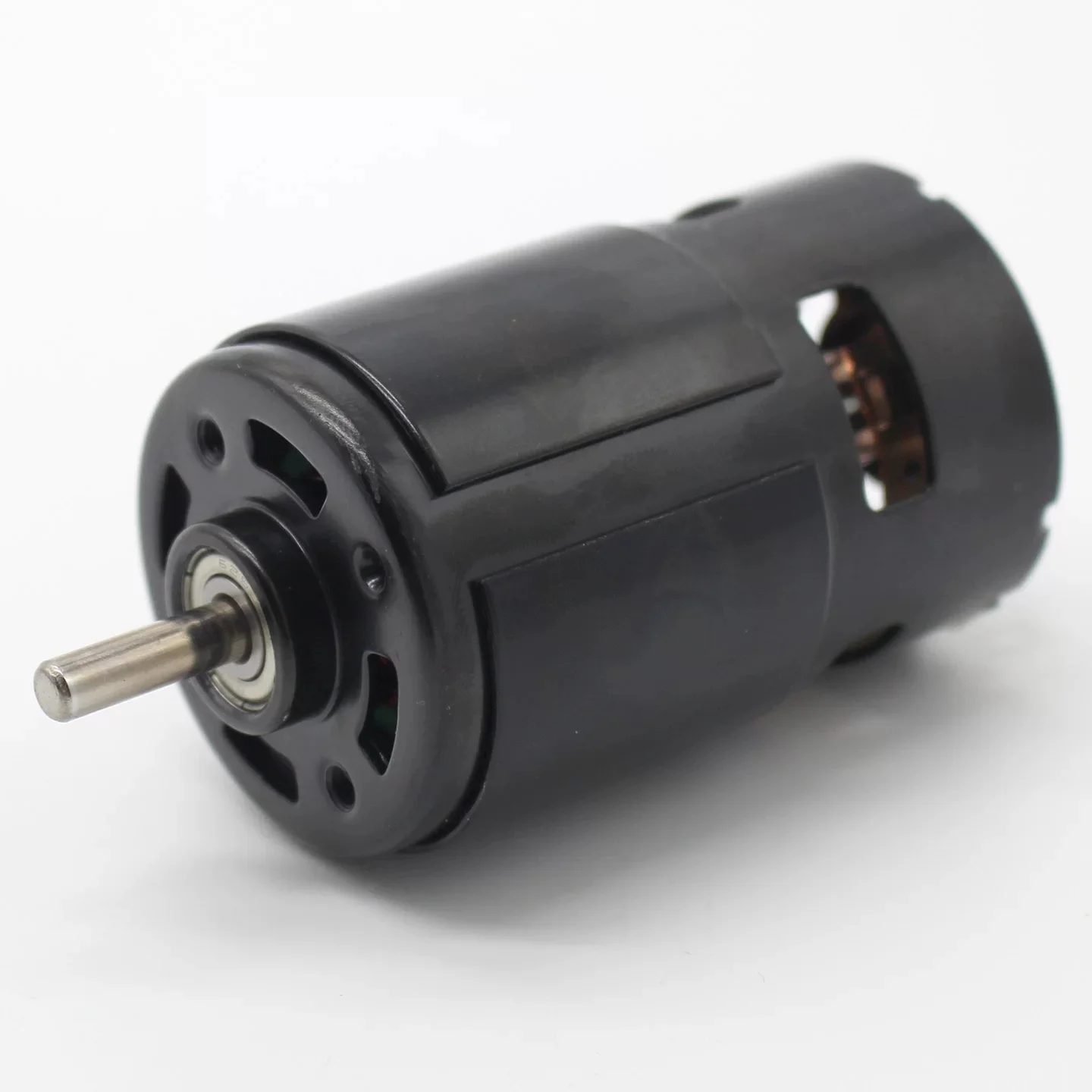 Black shell 775 motor with ball bearings, high torque and high power DIY electric drill table saw, 12V 24V high-speed DC motor