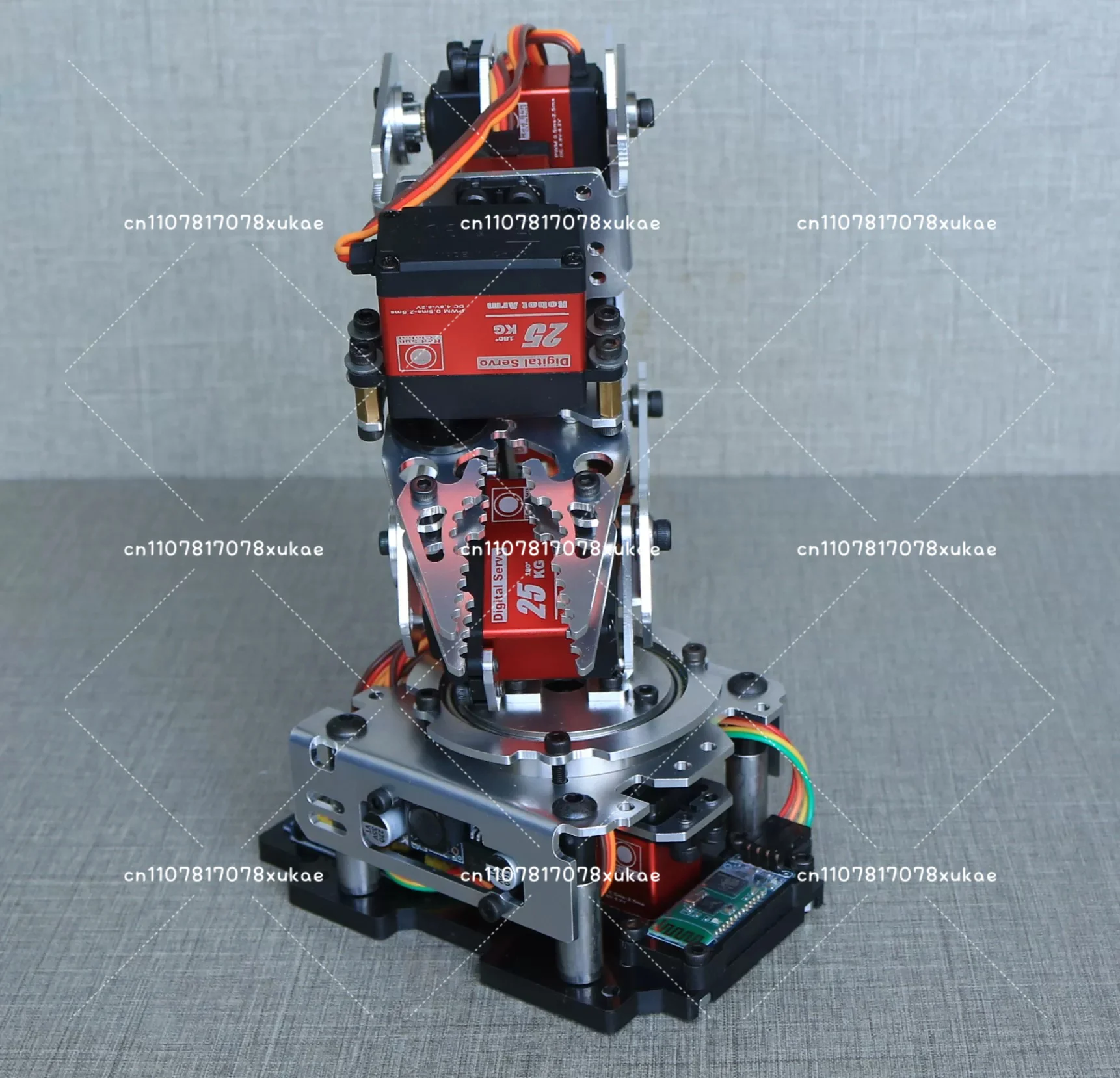 6 Dof Robot Arm Clamp Claw APP RC Control Metal Mechanical Robotics with Digital Servos for Arduino DIY Kit Programmable Robot