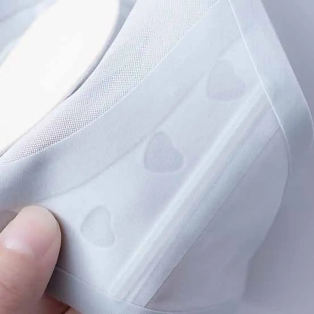 Breathable Front Button Wireless Deep V Bra Ice Silk Shockproof Women Seamless Underwear Mesh Thin Lingerie Push Up Bra Gifts