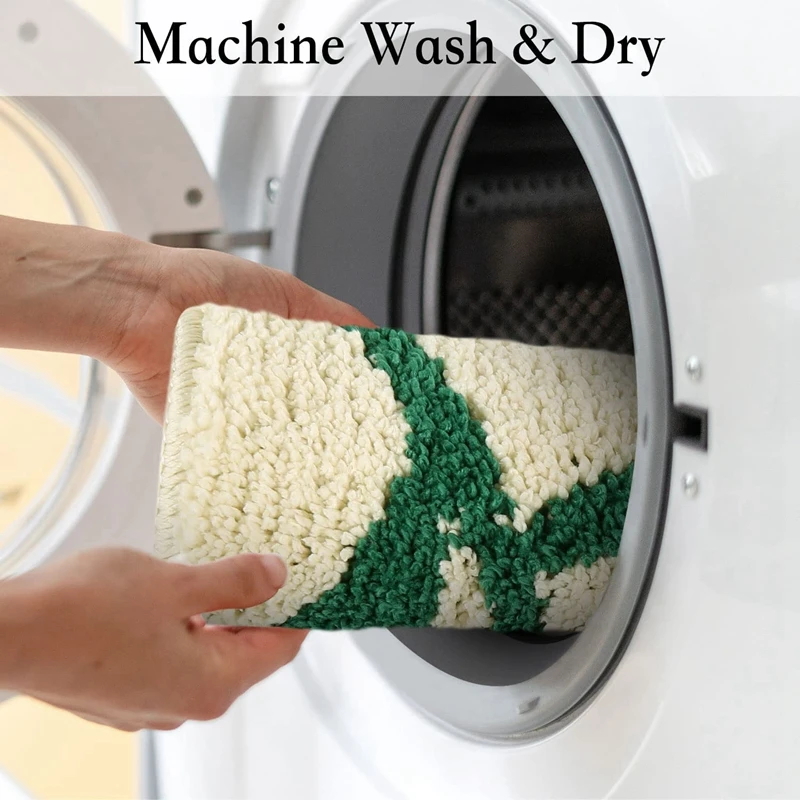 40x60 سنتيمتر 50x80 سنتيمتر الحمام السجاد اضافية لينة الأخضر كبير حمام حصيرة عدم الانزلاق آلة قابل للغسل ثلاثية الأبعاد معنقدة لطيف ورقة البساط سوبر ماصة