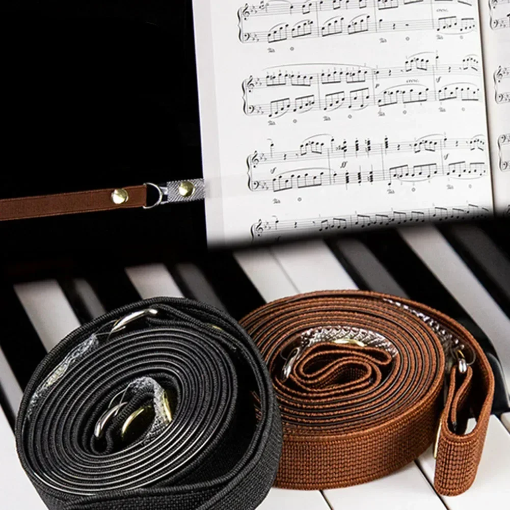 1 PCS Music Sheet Clip Music Sheet Clip For Practice Music Book Pressure Band Music Sheet Clip Page Holder Strap Piano New Style