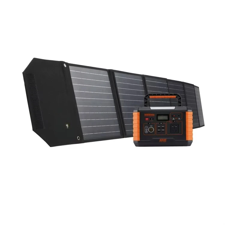 

Direct Sales Perfect Combination Work Leisure Portable Outdoor Waterproof Smart Solar Power Station + Solar Charging Panel