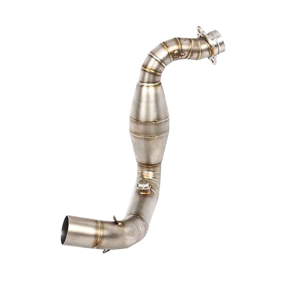 Slip-On Auspuff für BMW G310GS G310R 2016-2023 Modifizierter Schalldämpfer Schwarzer Mittelrohr Auspuffrohre PE Auspuffrohre – Detail 2
