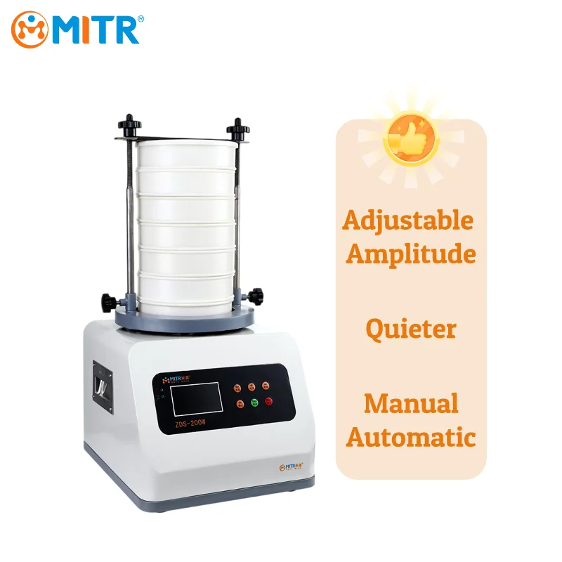 MITR Automatic Digital Laboratory Test Sieve Shaker 200mm Diameter for Powder Particles Analysis