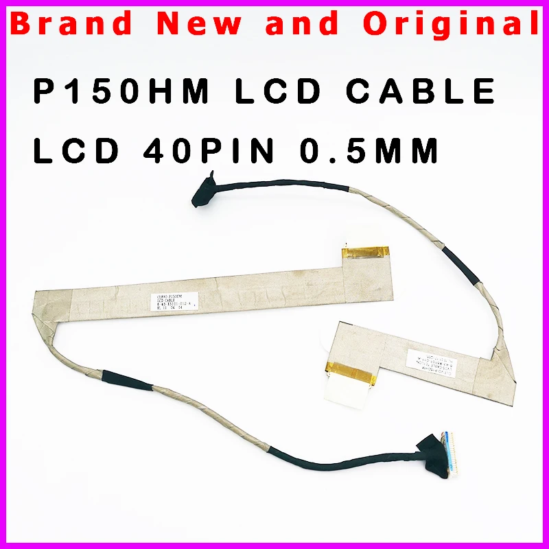 New Laptop LCD Cable For CLEVO P150 P150EM P150SM P157SM P150HM LCD LVDS cable 6-43-X5101-012-A 6-43-X5101-011-A lcd 40 pins