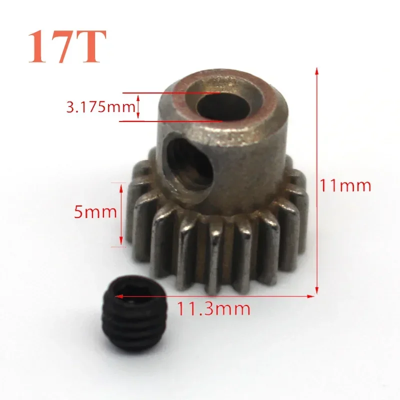 11184 Metal Diff Main Gear 64T 11181 Motor Pinion Gears 21T Truck 1/10 RC Parts HSP BRONTOSAURUS Himoto Amax Redcat Exceed 94111