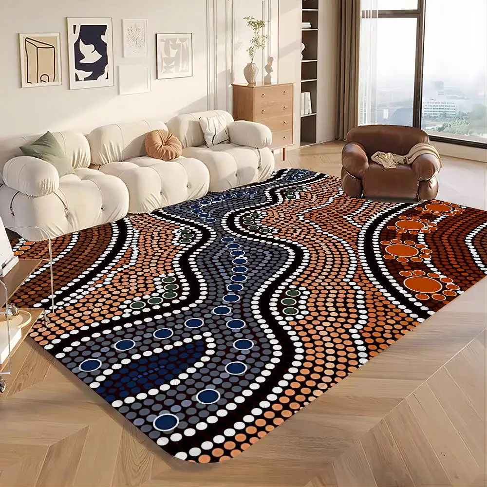 AustralianS Aboriginal Art Entrance Door Mat Nordic Style Home Doormat Bathroom-Toilet Mats Bedroom Hotel Decor Mat