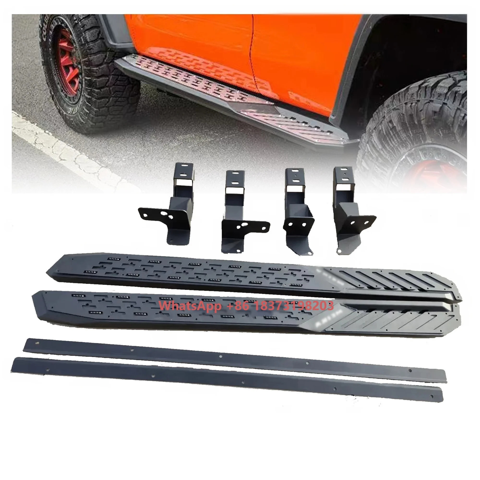 

Factory Supply Foot Pedal Panel Modified Running Boards Bar Rails Nerf Bars With Bracket Kit for Wey Great Wall Tank 300