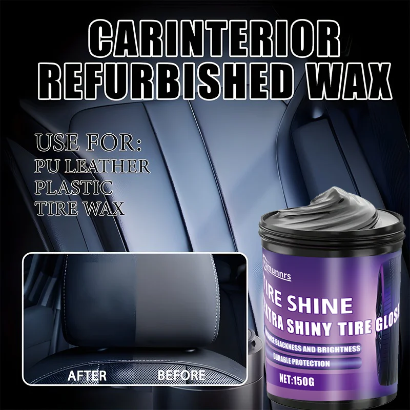 High Quality Multi-Purpose Car Interior Renovation Paste - Strong Leather, Plastic, Tire & Dashboard Polish, Multipurpose Restor