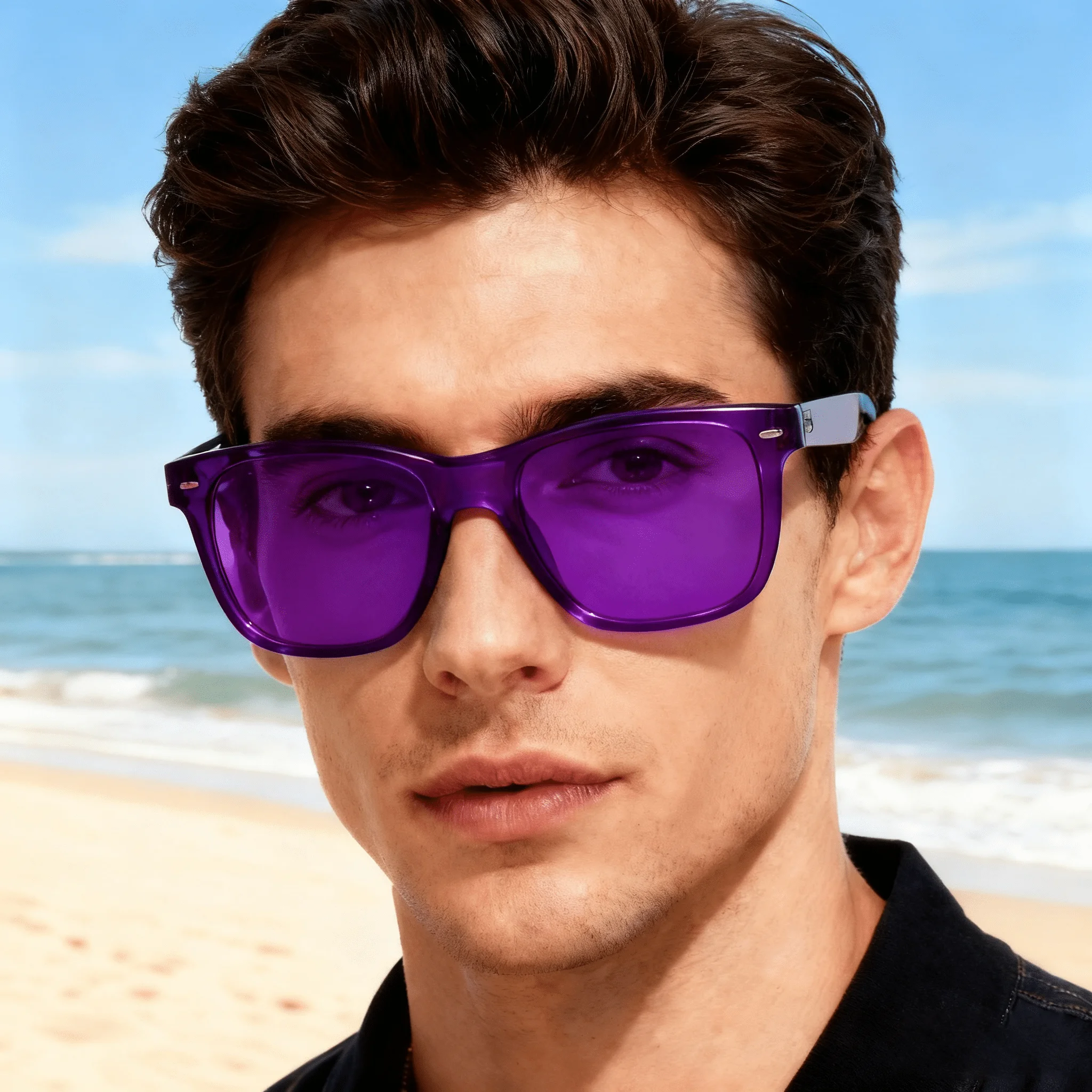 

10pcs Purple Color Therapy Mood Glasses Migraine Relief Chromotherapy Eyewear with Chakra Healing Lenses