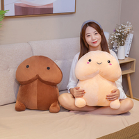 1pc 50CM Cute Penis Plush Toy Pillow Sexy Soft Toy Stuffed Funny Cushion Simulation Lovely Christmas Gift for Girlfriend Lover