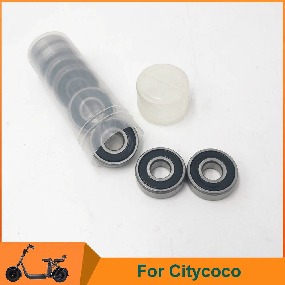 Citycoco Front Wheel Bearing Double-Sided Rubber Cover 6201 Bearings For Electric Scooter Chinese Halei Parts