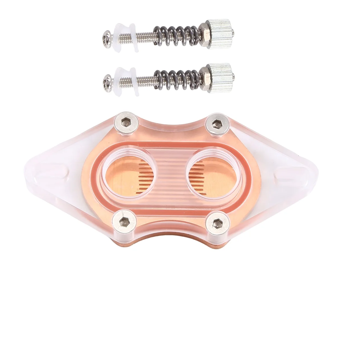 Кулер для водяного охлаждения процессора, акриловый прозрачный блок южного моста Northbridge для блока процессора компьютера