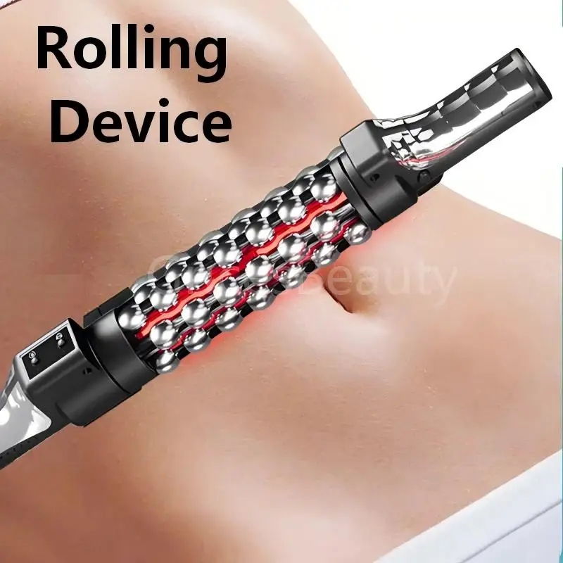 

Portable Roller Massage EMS Rolling Device Use For Body Slimming Fat Reduction Machine Whole Body Relief Equipment Home Use