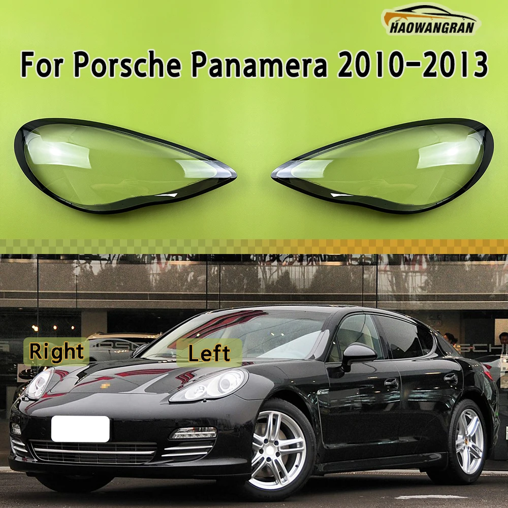 

Front Headlamp Cover Headlight Shell Lampshade Plexiglass Replace Original Lens For Porsche Panamera 2010 2011 2012 2013