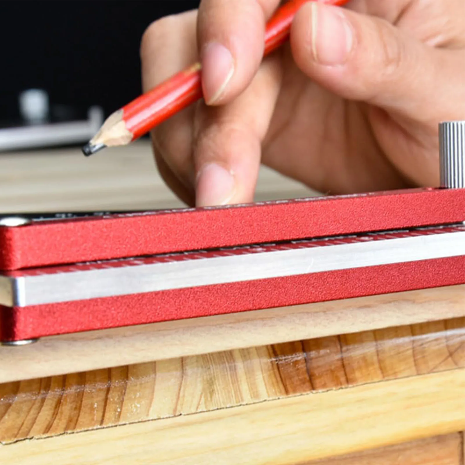 7 بوصة نجار 80 ° زاوية قابلة للتعديل مزيج مثلث حاكم رافتر مع 2 قلم رصاص مثلث حاكم #3