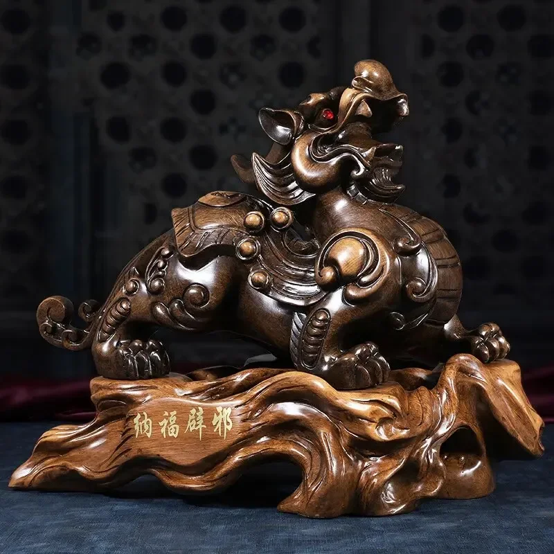 Lucky Money Pixiu Statue Resin Ornaments Living Room Wine Cabinet Decorations Office Shop Feng Shui Decor Home Accessories