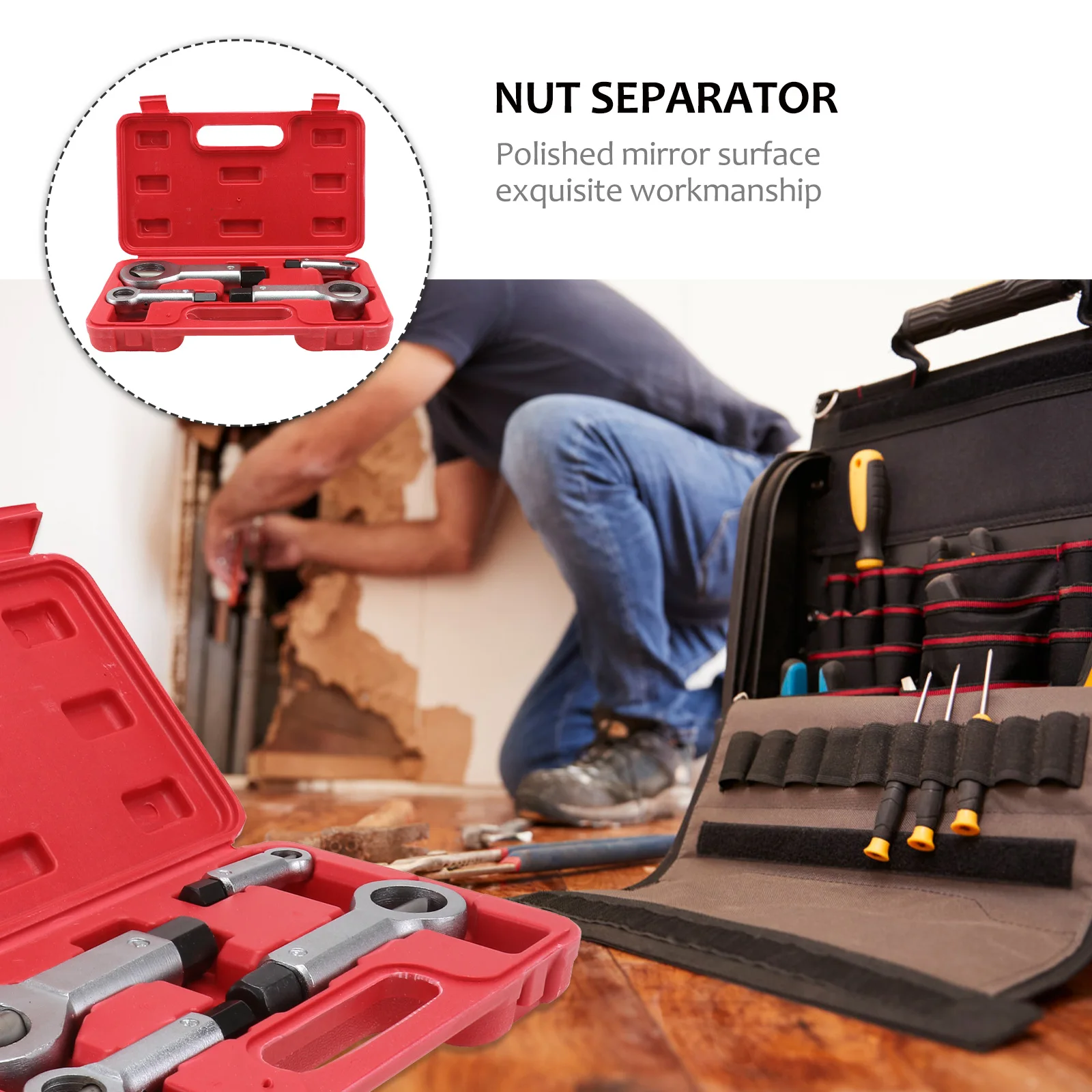 Mutter Werkzeug Kit Mutter Separator Mutter Separator Werkzeug Metall Mutter Brecher Werkzeug Mutter Entlader Werkzeug