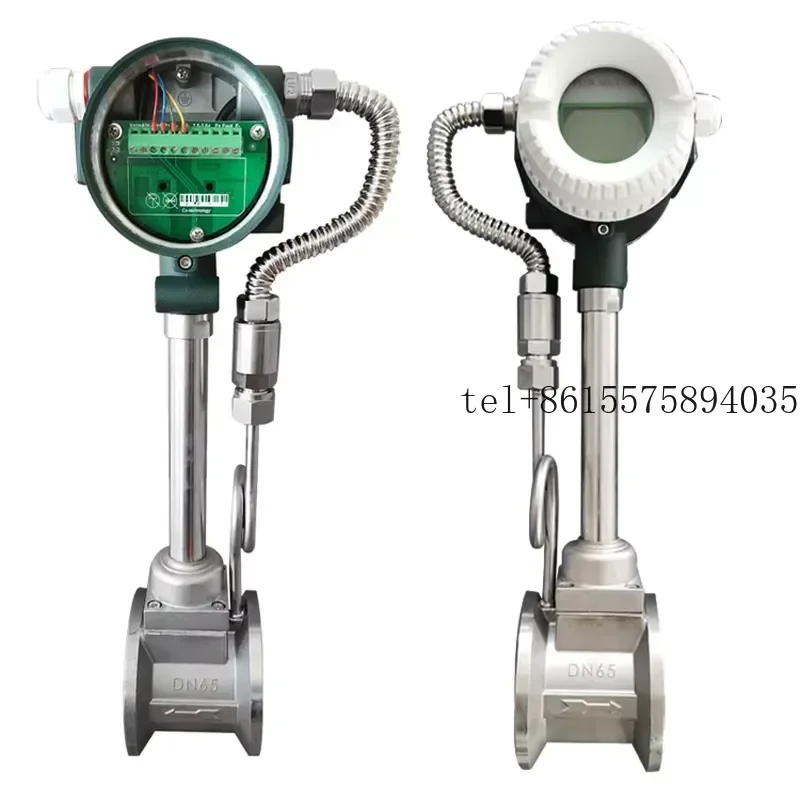 hot Digital Steam Air Flow Meter Price Intelligent Steam Compressed air High-precision Count Display Flowmeter
