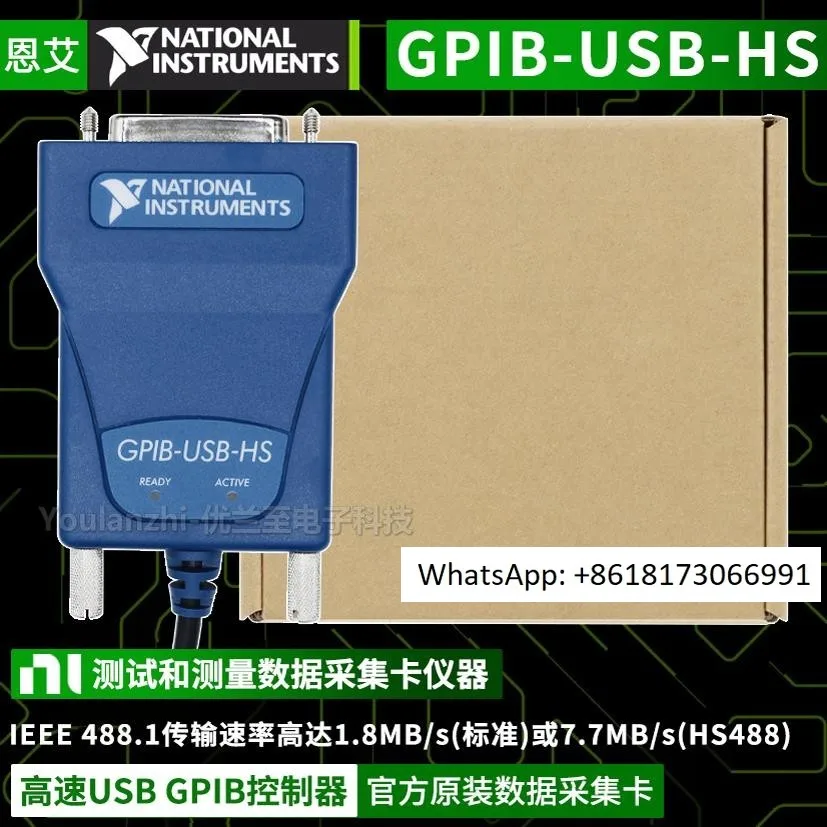

GPIB-USB-HS 778927-01 Карта сбора данных GPIB к USB