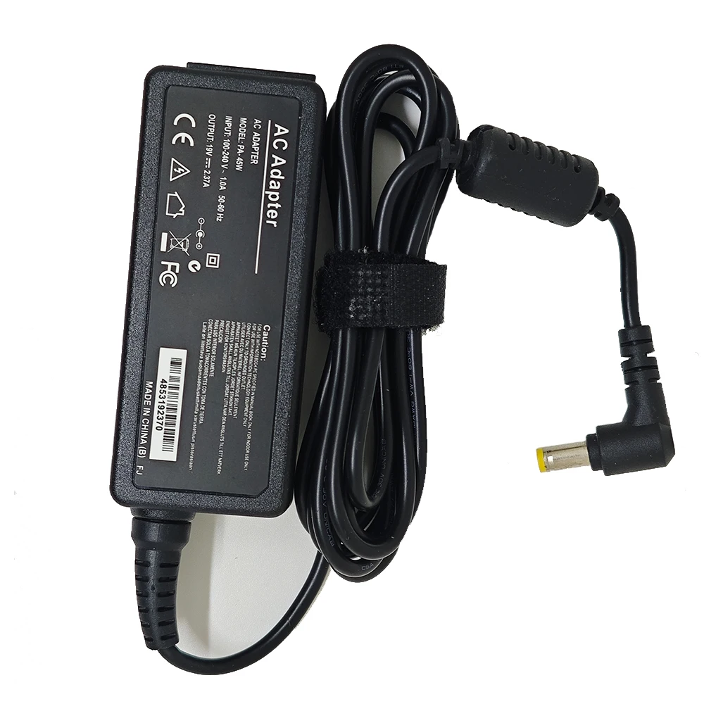 45W 19V 2.37A 5.5*1.7MM  Laptop Adapter Charger For Acer Aspire 3 A314-31 A515-51-3509 E5-573-516D Notebook Power