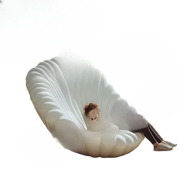 

FRP Creative Shell Leisure Chair Outdoor Commercial Plaza Landscape Seat