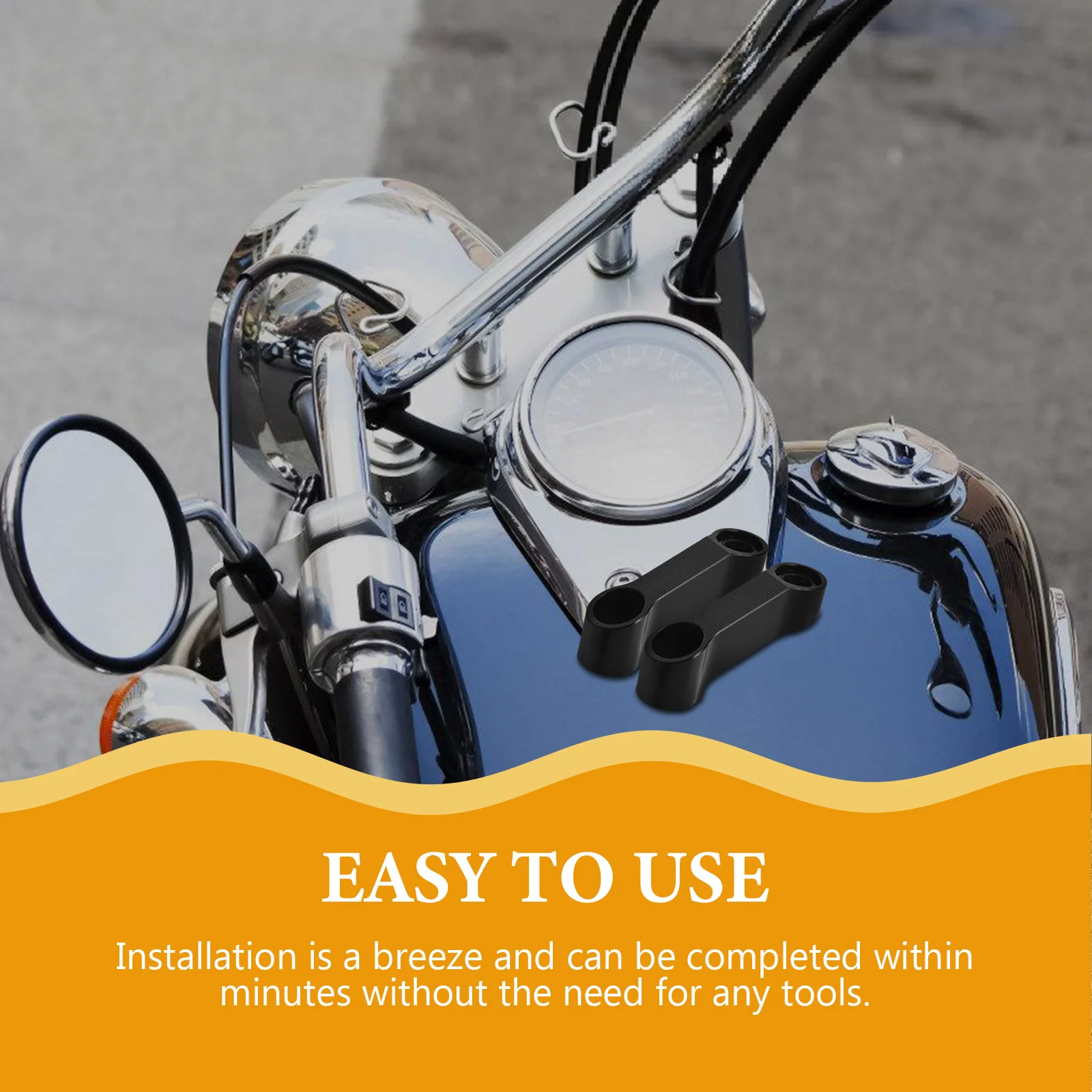 

1Set Rearview Mirror Extension Base Durable Motorcycle Mirror Mount Bracket Enhances Visibility Safety Motorcycle Accessories