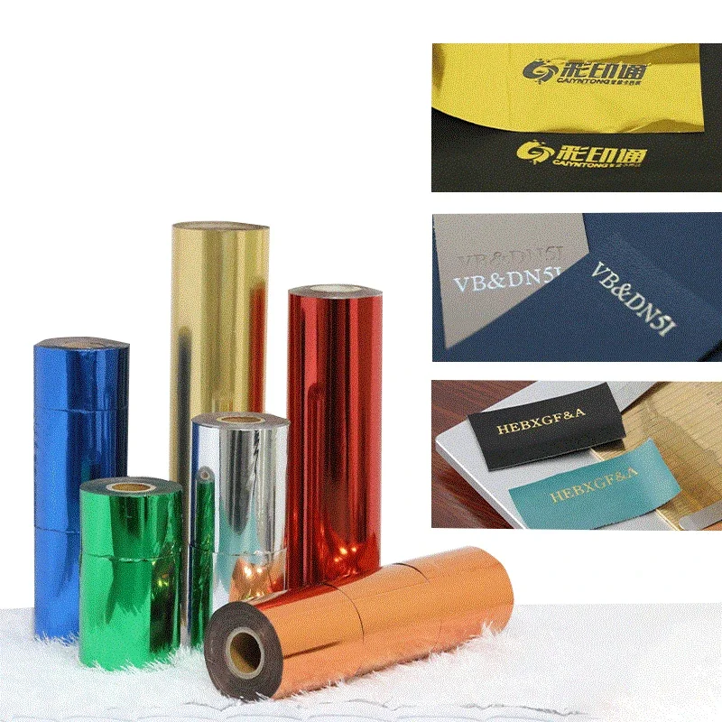 For Hot Foil Stamping Paper 4CM/8CM Rolls Gold Silver Copper Foil Paper 10 Color For Hot Foil Stamping Machine