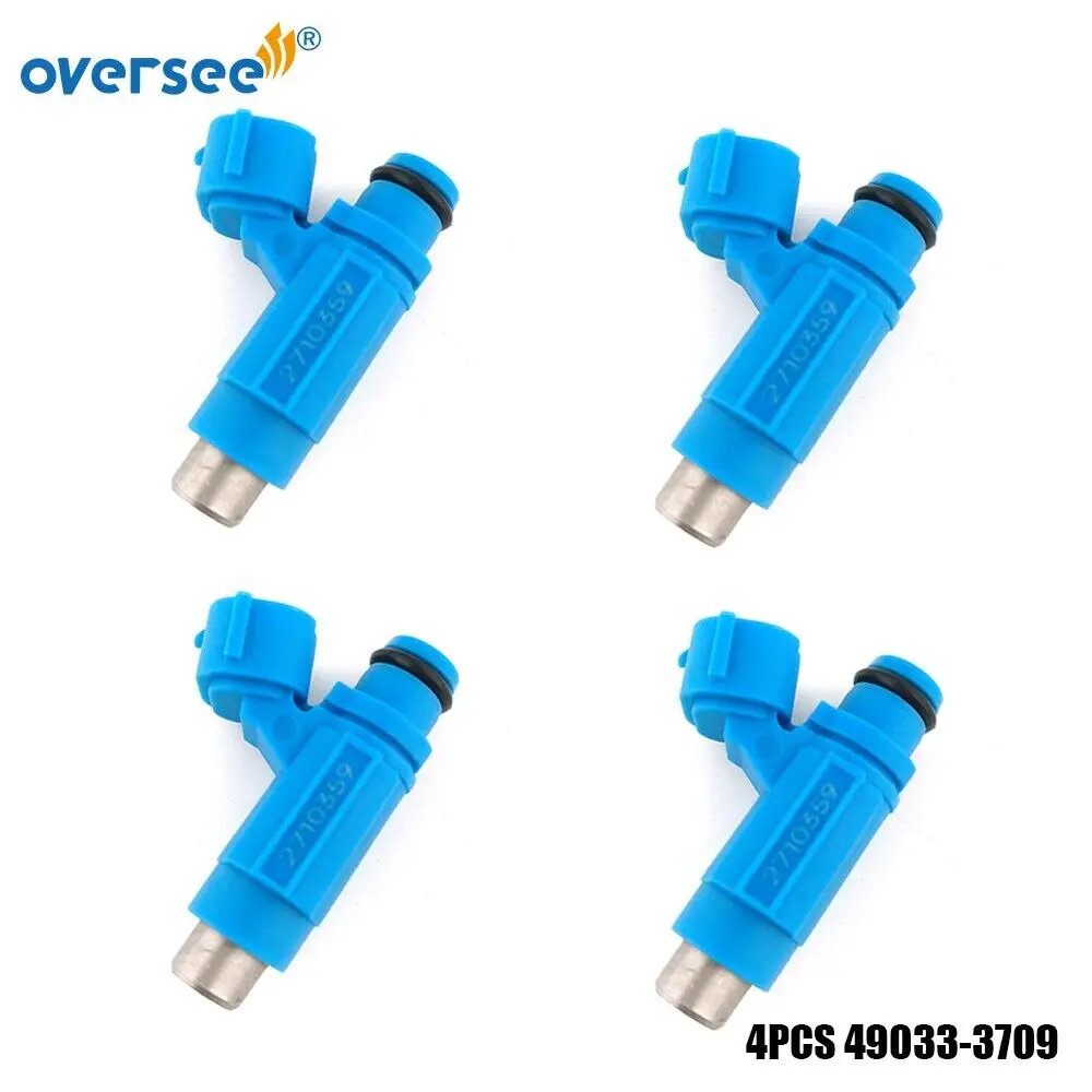 4pcs 49033-3709 Fuel Injector For Kawasaki JET Ski ULTRA 310 300 JT1500 Nozzle