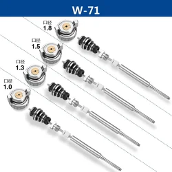 Spray Gun W-71 77/W-101 Paint Spray Gun Original Accessories Gun Needle Nozzle Hood Three Piece Set