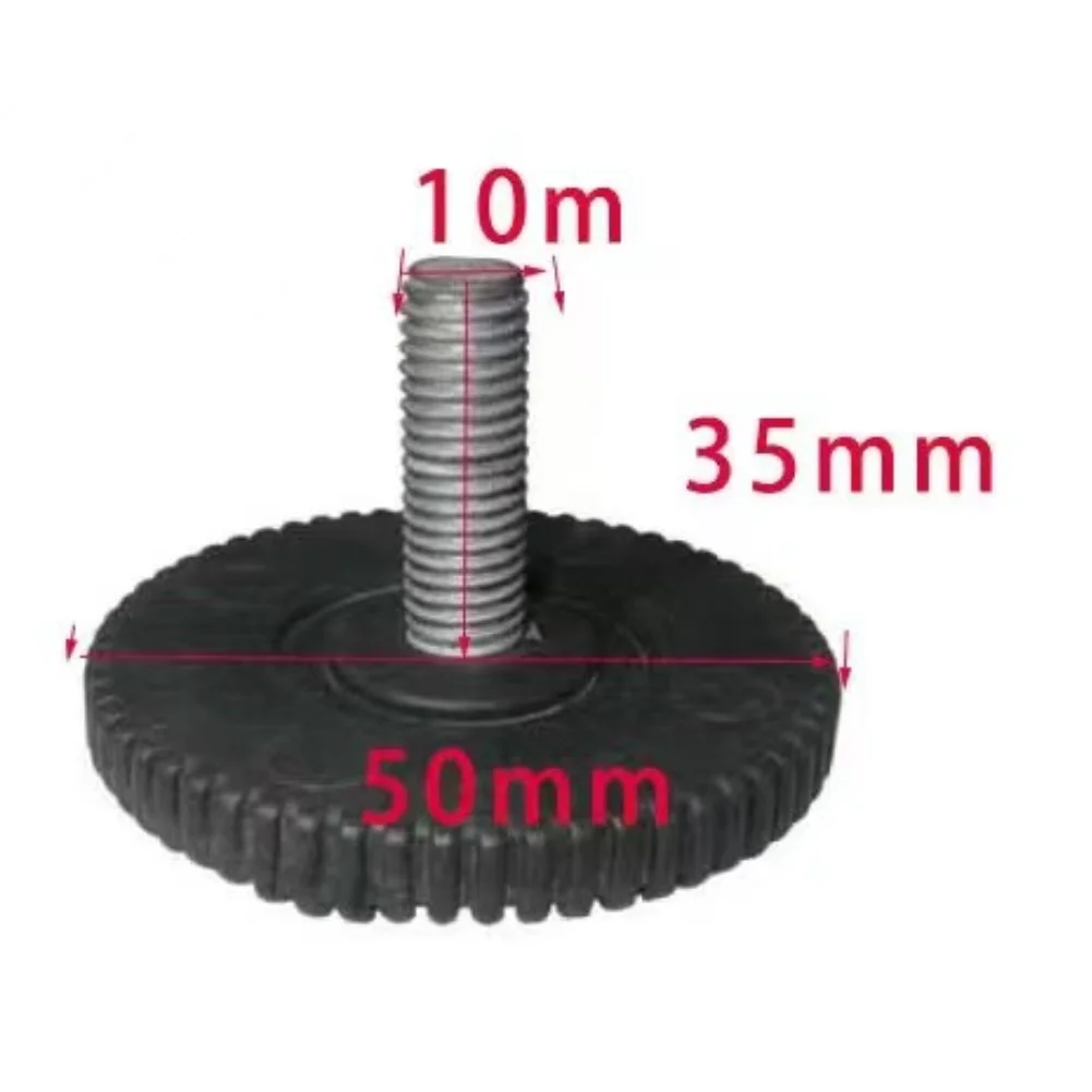 Fitness Equipment Feet Leveling Feet Rubber Damper Adjustable Anti-Vibration Plastic Pads Gym Fitness Accessories