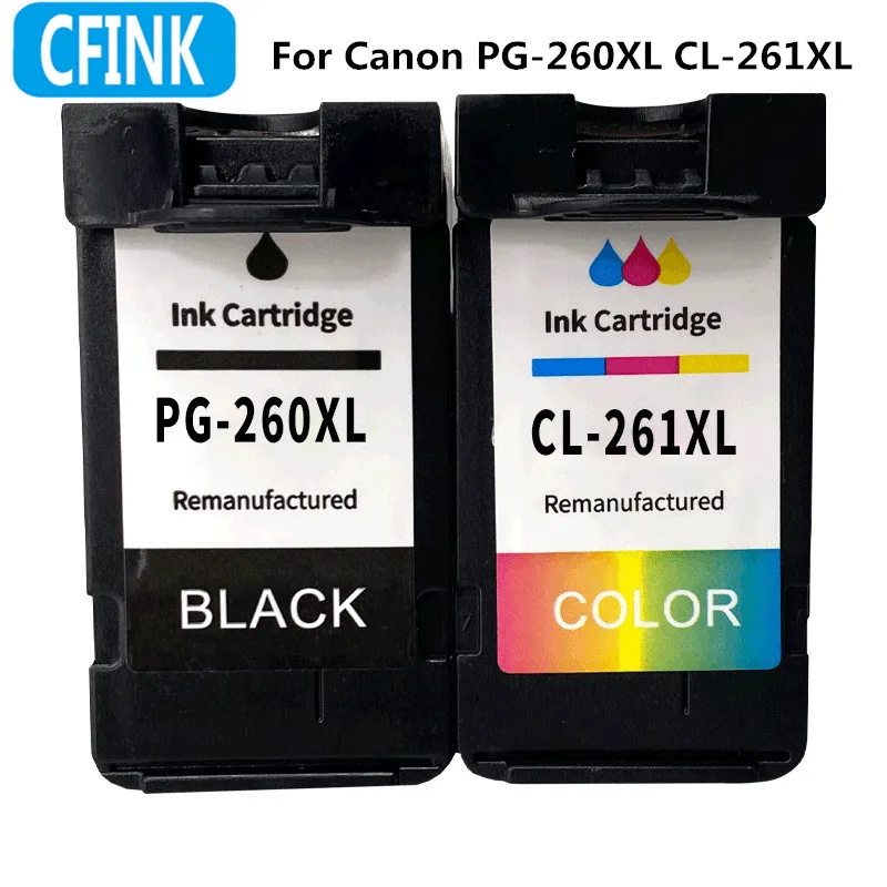 PG260XL CL261XL cartucho de tinta compatibles Canon PG-260XL CL-261XL cartucho de tinta TR7020 TS6420 TS5320 TS5350