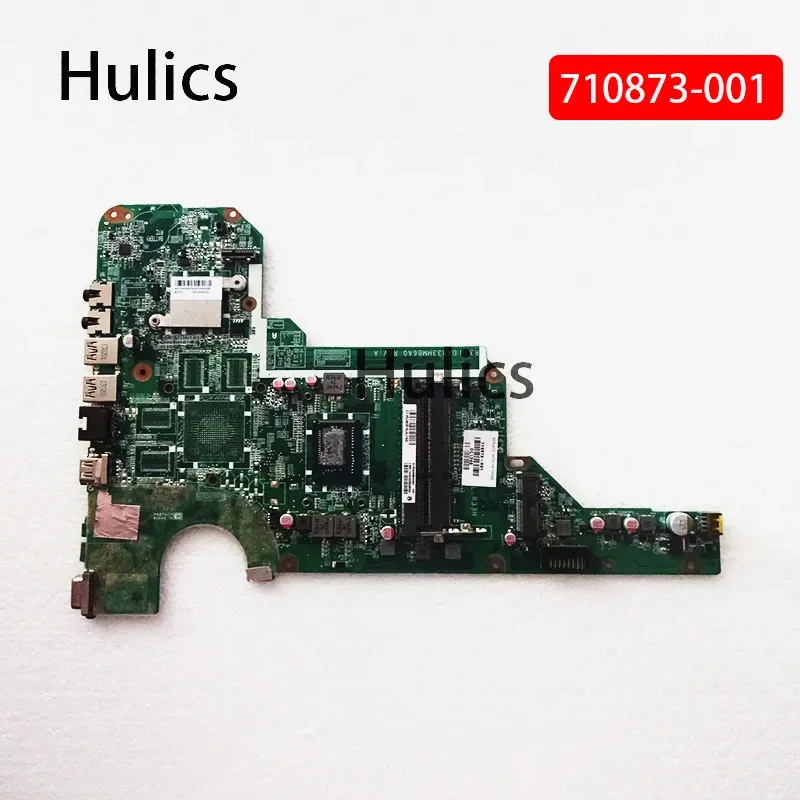 Hulics Used 710873-501 For HP Pavilion G4-2000 G6-2000 G7-2000 Laptop Motherboard 710873-001 DAR33HMB6A0 I3-3110M CPU DDR3