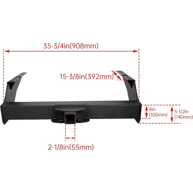 Class 5 Trailer Hitch 2016 F-250/F-350 Super Duty 2008-2015 F-450 Super Duty 17000 lbs Replace for Part Number 15410