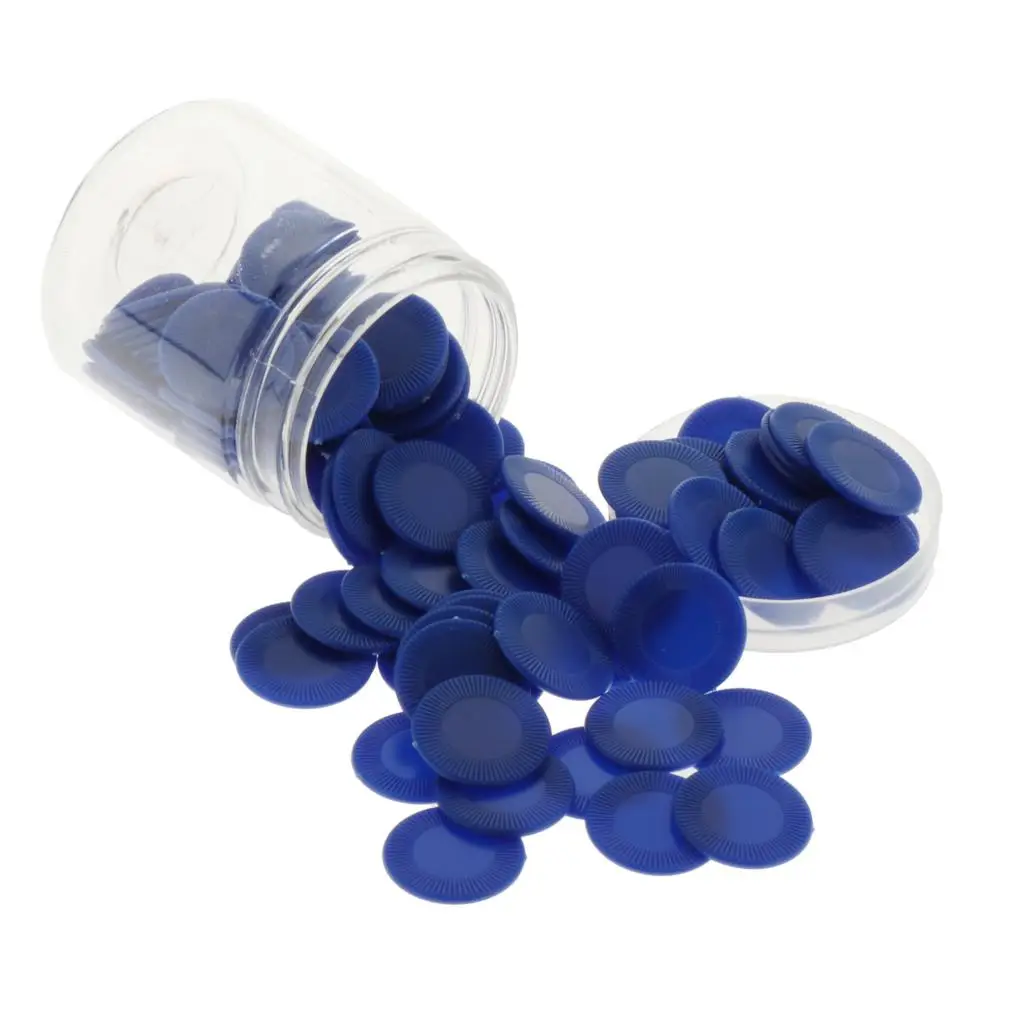 Juego de Bingo de plástico de 23mm, fichas de póker, juegos de mesa, marcadores, fichas, juguete de conteo