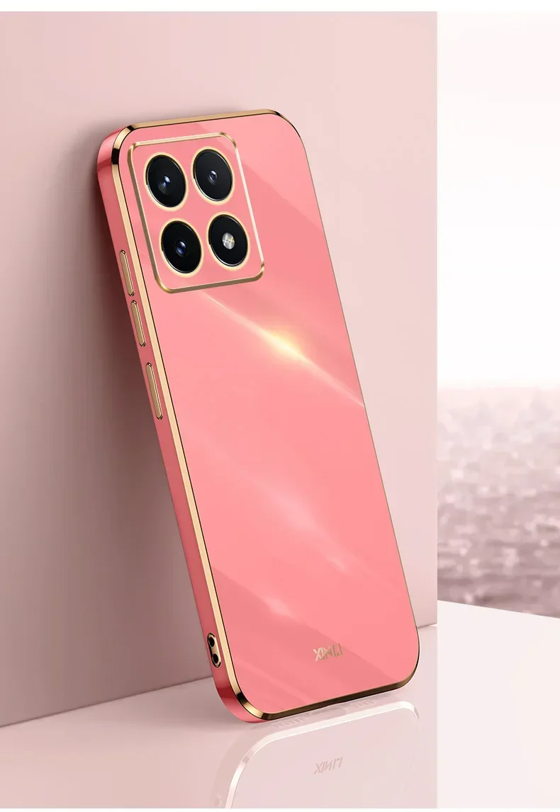 For Xiaomi 11T 12T 13T 14T 6D Plating Silicon Bumper TPU Soft Back Cover Matte Phone Case For Xiaomi 14T 15T Pro Cover Fundas