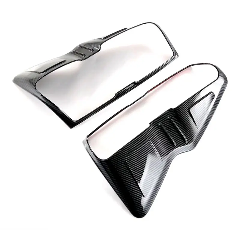 

AC54-For Isuzu D-MAX DMAX 2021 2022 2023 ABS Carbon Fiber Rear Light Cover Trim Tail Light Lamp Frame Accessories