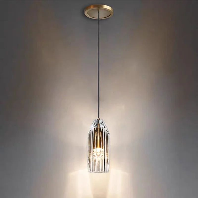 

All copper light luxury bedroom bedside chandelier Internet celebrity creative personality modern