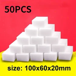 50 Pcs/lot Melamine Magic Sponge Eraser Kitchen Melamine Sponge Cleaner Cleaning Sponge for Office Bathroom  Kitchen Items